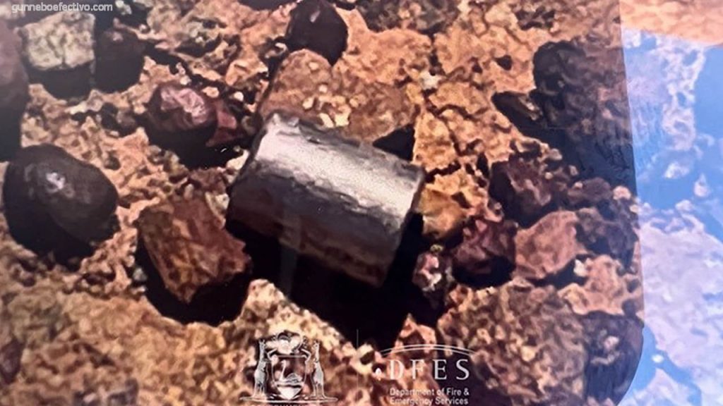 พบแคปซูล กัมมันตภาพรังสีแล้ว เมื่อวันที่ 25 มกราคม บริษัทเหมืองแร่ Rio Tinto รายงานว่าหนึ่งในแคปซูลกัมมันตภาพรังสี Caesium-137